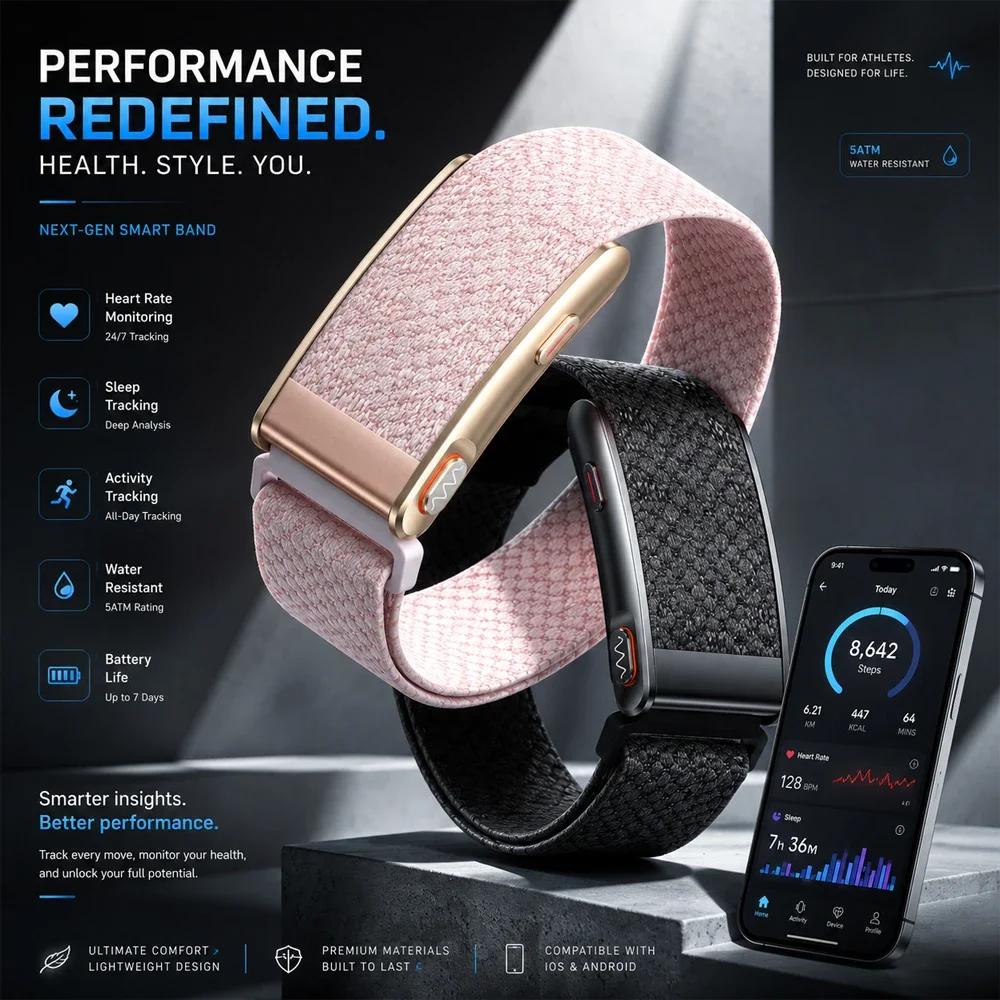 신제품 스크린리스 스마트 헬스 워치 ECG SpO2 H - Health Wellness App 리뷰 및 가격